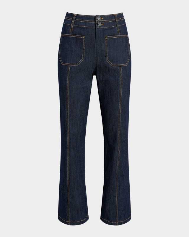 Dorothea Denim Patch Pocket Pants